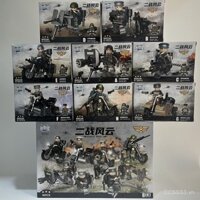 Đồ chơi tương thích, búp bê, búp bê quân đội, lều đặc biệt, cảnh sát đặc nhiệm, vũ khí hạng nặng, đồ chơi lắp ráp giáo dục