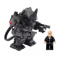 Đồ chơi tương thích MOC Super Minifigure Hero Rhino Marvel Spider-Man Villain của bên thứ ba, đồ chơi khối xây dựng lắp ráp
