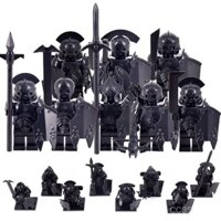 Đồ chơi tương thích với chiến binh cổ đại, hiệp sĩ thời trung cổ, chiến đấu bóng tối, đồ chơi lắp ráp cho trẻ em, mô hình minifigure của bên thứ ba
