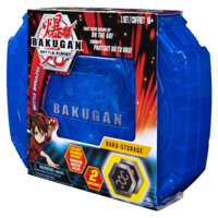 Đồ chơi vali Bakugan gồm 1 vali lưu trữ Baku, 1 Bakugan độc quyền, 5 thẻ lục giác BakuCores, 10 Thẻ bài chiến đấu 2066