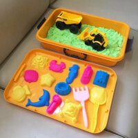 Đồ chơi vali cát động lực cho bé chuẩn xin, mịn, không dính tay, kháng khuẩn cao, an toàn cho bé 3 4 5 tuổi