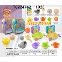 Đồ chơi Vali kéo đi biển đồ chơi xúc cát đi biển gồm 10 món cho bé 1023- có sẵn