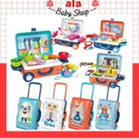 Đồ chơi vali nghề nghiệp cho bé bác sĩ, nấu ăn, trang điểm, kỹ sư ALA 50