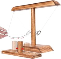 ĐỒ CHƠI VẬN ĐỘNG BẮN MÓC TRÊN BÀN, TRÒ CHƠI NHÉM VÒNG CHO TRẺ EM VÀ NGƯỜI LỚN GIÚP GIẢM STRESS VÀ RÈN LUYỆN NHANH TAY LẸ MẮT, RING TOSS GAME - BAO NGON TOYS - DG66