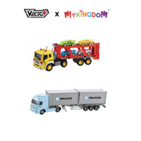 Đồ Chơi VECTO Combo Xe Vận Chuyển Và Xe Container Thùng Có Đèn Và Âm Thanh CB-VT570B-794B