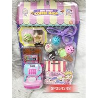 Đồ chơi  vỉ bếp máy tính siêu thị + kem + kéo, 8931-1 (Hộp)