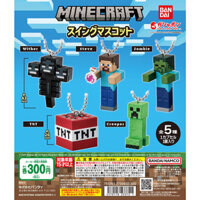 Đồ chơi viên nang mặt dây chuyền nhân vật BANDAI Minecraft chính hãng Nhật Bản Kulipa