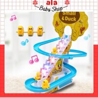 Đồ chơi vịt leo thang có đèn nhạc vui nhộn cho bé tặng kèm pin mã ALA 77