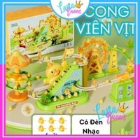 Đồ Chơi Vịt Leo Thang Đồ Chơi Lắp Ghép Công Viên Cầu Trượt Vịt Vàng Kết Hợp Đường Hầm Dễ Thương - Lana Queen