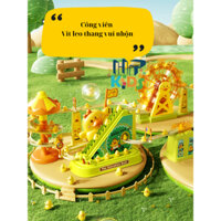 Đồ chơi Vịt leo thang phiên bản mới kết hợp đường hầm và vòng đu quay cho vịt