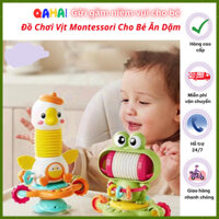 Đồ Chơi Vịt Montessori Cho Bé Ăn Dặm - Giúp Phát Triển Giác Quan Cho Bé - QAHA