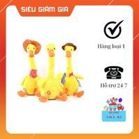 Đồ chơi Vịt Vàng biết nhảy múa, hát nhiều bài hát, nhại được giọng người nói và có đèn Led phát sáng
