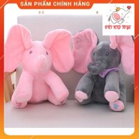 Đồ chơi Voi Con Ú Òa Phát Nhạc cho bé (30cm) - 7007-ORI KID TOYS