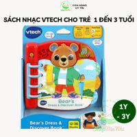 Đồ chơi Vtech _ Sách nhạc khám phá thời tiết Vtech Bear's Dress & Discover Book.