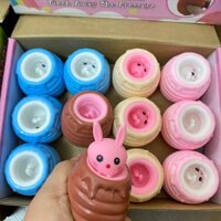 (đồ chơi xả stress) đồ chơi squishy thú bóp xả stress dễ thương-hộp 12 cái