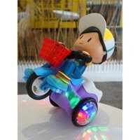 Đồ Chơi Xe 3 Bánh Có Nhạc Đèn Di Chuyển Đồ Chơi Cho Trẻ Sơ Sinh 1 2 3 tuổi Bé Trai Bé Gái