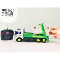 Đồ chơi xe ben đổ cát có điều khiển dành cho bé thích khám phá mô hình xe công trình