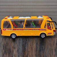 Đồ chơi XE BUS chạy pin, có nhạc đèn, tự động tránh vật cản - XE BUÝT chạy pin vui nhộn