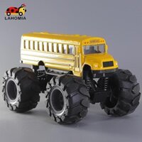 Đồ chơi xe buýt trường học Xe tải quái vật nhẹ sáng tạo di động cho trẻ em Quà tặng