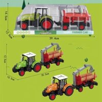 Đồ Chơi Xe Container Đầu Kéo Chở Gỗ Chạy Trớn Loại Đại Xe Chở Hàng Mô Hình Xe - Diệp Linh