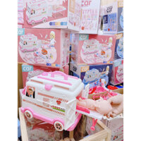 Đồ chơi xe cứu thương, nhập vai bác sỹ