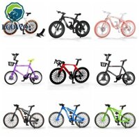 Đồ chơi xe đạp leo núi AQUAGEM, Mô phỏng mô hình xe đạp Mini tỷ lệ 1: 8, Quà tặng sinh nhật Đua xe kim loại thu nhỏ Trang trí đường BMX Mô hình xe đạp cho trẻ em