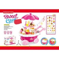 Đồ chơi xe đẩy bán kem di động cho bé gái