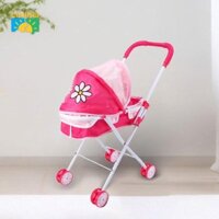 Đồ chơi xe đẩy búp bê, Đồ chơi xe đẩy mô phỏng dự tiệc tương tác cho bé gái