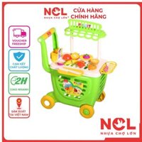 Đồ Chơi Xe đẩy hàng siêu thị Nhựa Chợ Lớn - xe đẩy bán kem Dành Cho Bé Từ 2 Tuổi Trở Lên