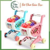 Đồ Chơi Xe Đẩy Mua Sắm Đi Siêu Thị Cho Bé