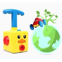 Đồ chơi xe hơi bóng bay, bơm bóng đua xe, phát triển khả năng vận động và tư duy của trẻ loại mới
