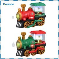 Đồ chơi xe lửa điện Koolsoo, tàu hỏa có đèn nhấp nháy, sớm