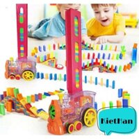 Đồ chơi Xe lửa thông minh thả domino