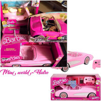 Đồ chơi xe máy vespa xe hơi ô tô ôtô cho búp bê Barbie và Ken chính hãng Barbie the movie car corvette