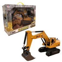Đồ Chơi Xe Máy Xúc Điều Khiển Từ Xa Bánh Xích Gàu Linh Hoạt Sạc Pin, Dễ Dàng Điều Khiển Cho Bé