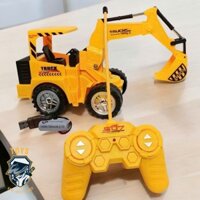 Đồ chơi xe ô tô cần cẩu Điều khiển từ xa kèm pin sạc, đồ chơi xe công trình bé trai