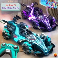 Đồ Chơi Xe Ô TÔ F1 Điều Khiển Từ Xa 2.4GHZ Và Tay Cầm Điều Khiển Cử Chỉ Di Chuyển Stun Drift 360 Độ Có ĐènLed,PhunSương