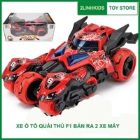 Đồ Chơi Xe Ô Tô Quái Thú F1 Bắn Ra 2 Xe Máy, Xe Ô Tô Đồ Chơi 3 Trong 1 – 2LINHKIDS