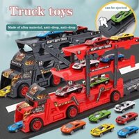 Đồ Chơi Xe Tải Cho Bé Trai Nhà Để Xe Ô Tô Xe Tải Có Ô Tô Mcqueen Hotwheels Diecast Mô Hình Bé Trai Đồ Chơi S7u8