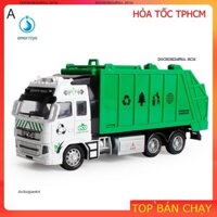 Đồ chơi xe tải thiết kế kéo lùi về sau bằng hợp kim cho bé (có hộp)
