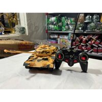 Đồ chơi Xe tăng điều khiển từ xa mô hình xe tăng chạy siêu tốc  và phát nhạc cho bé An Kids