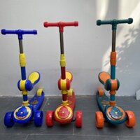 Đồ chơi xe trượt Scooter đa năng- xe chòi chân có ghế ngồi cho bé từ 2 đến 8 tuổi