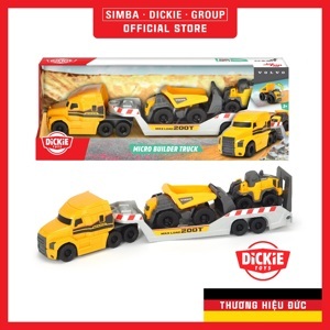 Đồ chơi Xe Xây Dựng Dickie Toys Volvo Mack/Volvo Micro Builder Truck 203725005