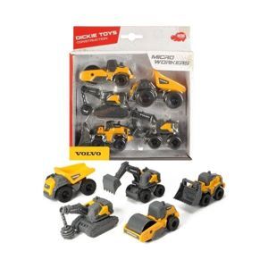 Đồ chơi Xe Xây Dựng Dickie Toys Volvo Micro Workers 203722008