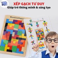 Đồ chơi xếp gạch tư duy - Đồ chơi Montesori