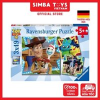 Đồ Chơi Xếp Hình 3 Bộ 49 Mảnh RAVENSBURGER Disney Toy Story 4 Jigsaw Puzzle RV080670 - Simba Toys Vietnam