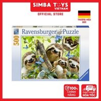 Đồ Chơi Xếp Hình 500 Mảnh RAVENSBURGER Sloth Selfie Jigsaw Puzzle 147908 - Simba Toys Vietnam