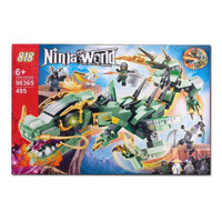 Đồ Chơi Xếp Hình 98365 Lắp Ráp Kiểu LEGO Đại Chiến Rồng Máy Xanh