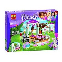 Đồ chơi xếp hình Bela 10492 Birthday Party kiểu Lego Friends.( KT:350x210x50mm)