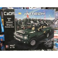 Đồ Chơi Xếp Hình Cada C51015 Xe jeep quân đội điều khiển
